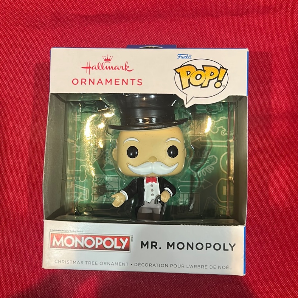 Hallmark Mr. monopoly Funko POP Ornament